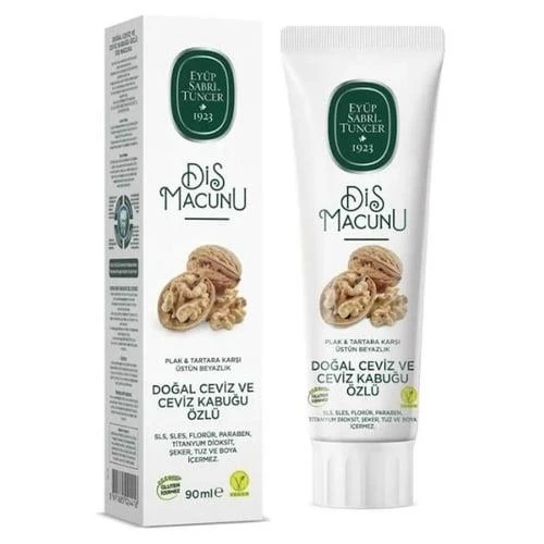 Eyüp Sabri Tuncer Diş Macunu 90ml Doğal Ceviz Ve Ceviz Kabuğu