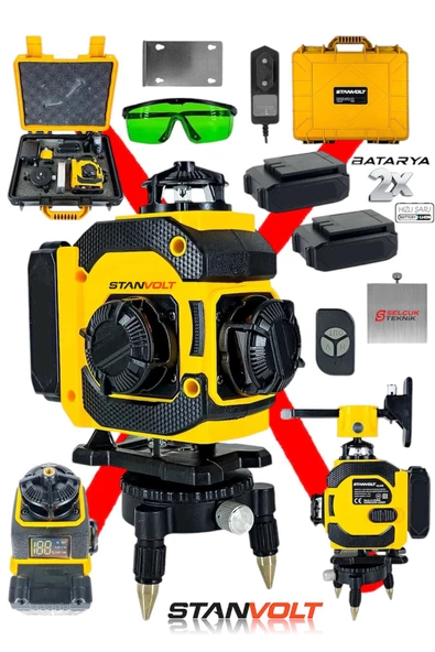 DİJİTAL GÖSTERGELİ TYPE-C ŞARJ GİRİŞLİ 16 YÖNLÜ LAZER