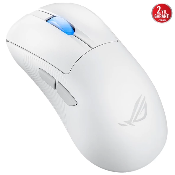 Asus ROG Keris II Wireless Ace 42000 DPI 750 IPS Optik Sensör Beyaz Gaming Mouse - Resim 2
