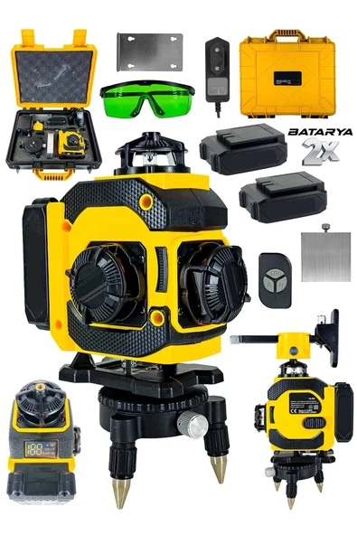 DİJİTAL GÖSTERGELİ TYPE-C ŞARJ GİRİŞLİ 16 YÖNLÜ LAZER - 2