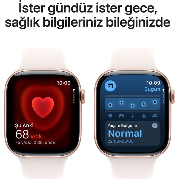 Apple Watch Series 10 Gps 46MM Rose Gold Aluminium Case With Light Blush Sport Band - M/l - 5