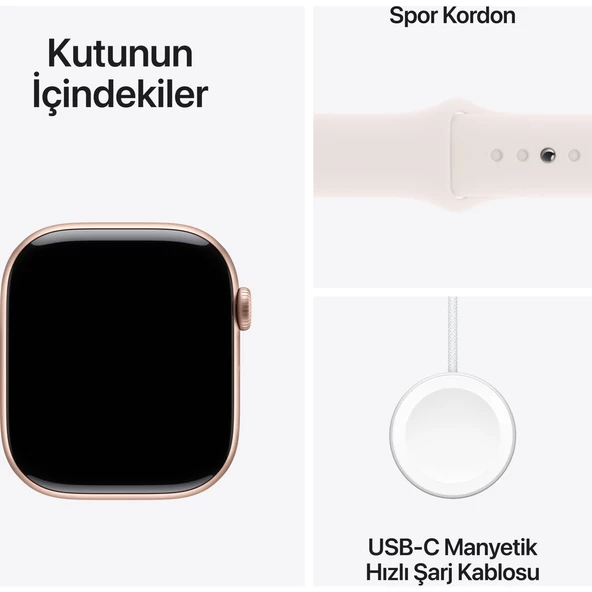 Apple Watch Series 10 Gps 46MM Rose Gold Aluminium Case With Light Blush Sport Band - M/l - 9