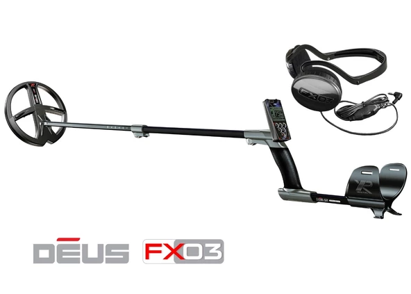 XP DEUS Metal Dedektör - Ana Kontrol Ünitesi FX03 Kulaklık 22cm X35 Başlık ile - 2