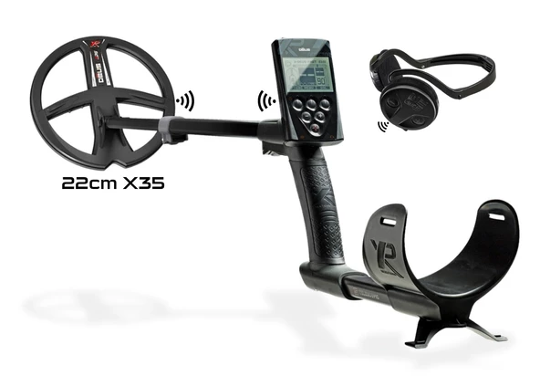 XP DEUS Metal Dedektör - Ana Kontrol Ünitesi WSA Kulaklık 22cm X35 Başlık ile