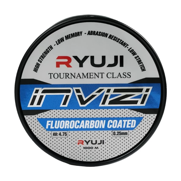 Ryuji Invizi 1000m Fluorocarbon Coated Misina Kalınlık (mm) : 0,30mm ürün görseli 1