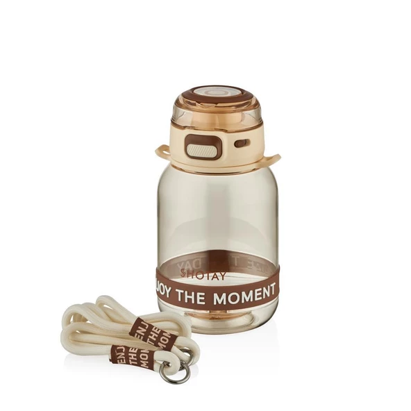 Shotay Lock Çocuk Su Matarası Tritan Krem 700Ml ürün görseli