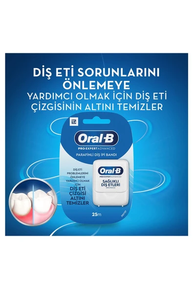 Oral-B Diş İpi Pro-Expert Advanced Sağlıklı Diş Etleri 25m 3 Adet - 2