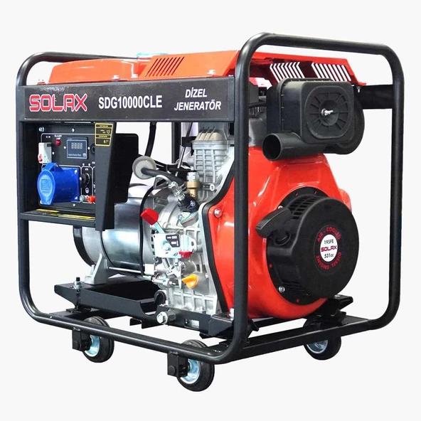 Solax SDG10000CLE Monofaze Marşlı Dizel Jeneratör