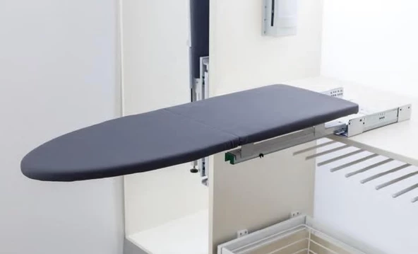 Dolap İçi Katlanır Raylı Ütü Masası - 2