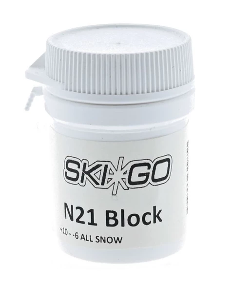 Ski-Go N21 Block Solid Kayak Cilası +10 to -6°C 20g