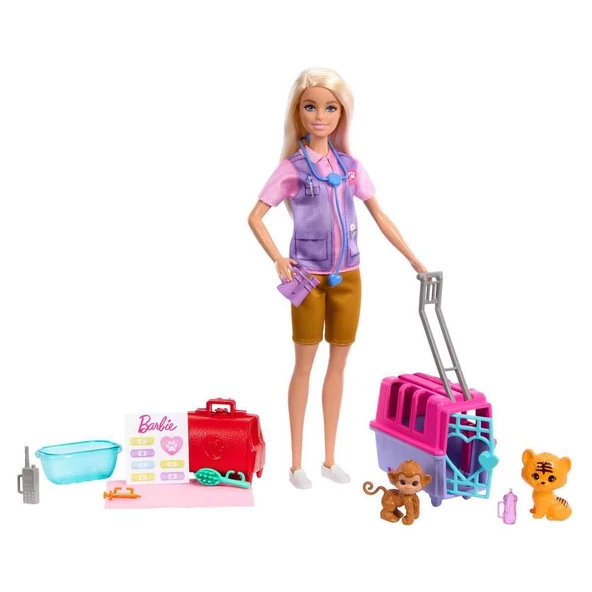 Barbie Veteriner Mini Oyun Seti - Resim 3