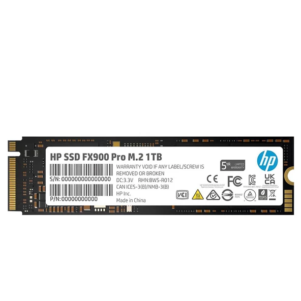 HP FX900 Pro 1TB 7400/6700 MB/s Gen4x4 M.2 22x80 SSD