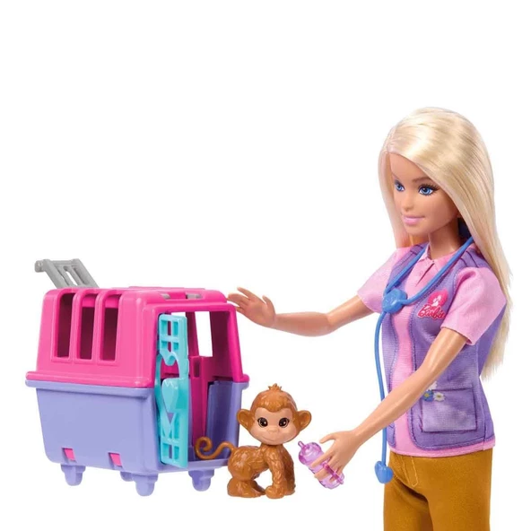 Barbie Veteriner Mini Oyun Seti - Resim 5