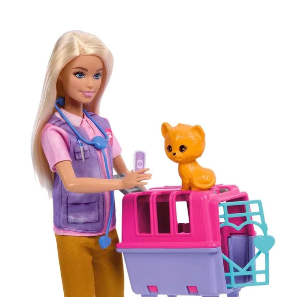Barbie Veteriner Mini Oyun Seti - Resim 4