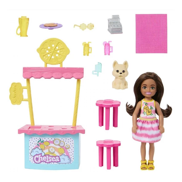 Barbie Chelsea Limonata Standı Oyun Seti