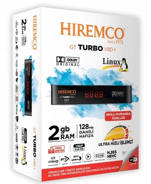 HİREMCO Dijital Ekran Linux Tabanlı Turbo V8D+ Wifi IP TV RJ45 Giriş - 4