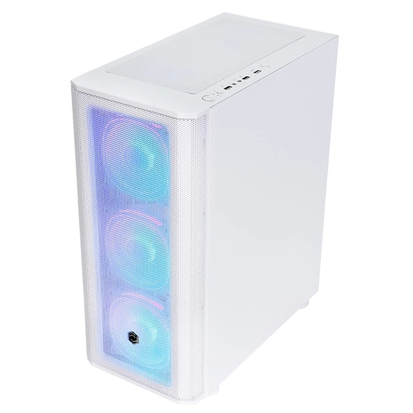FRISBY CM-106 650W 80+ ARGB FAN MESH BEYAZ KASA - 4