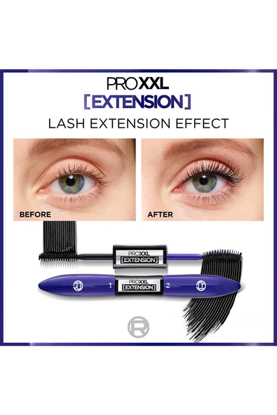 L'oréal Paris Pro Xxl Extension Çift Taraflı Maskara - Uzunluk Etkisi 3600524031107 - 8