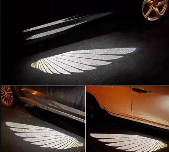Bmw 520 Araca Uyumlu Ayna Altı Melek Kanadı Işıgı - 3