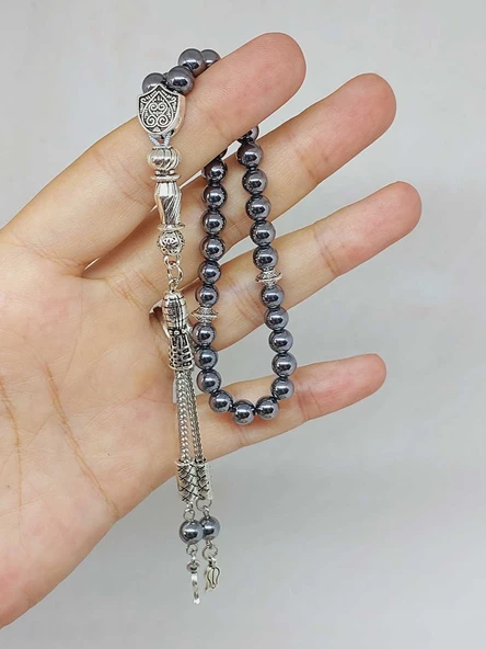 Terahertz Taşı 33lük Tesbih 6mm (4707) - Resim 5