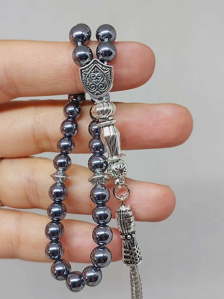 Terahertz Taşı 33lük Tesbih 6mm (4707) - Resim 2