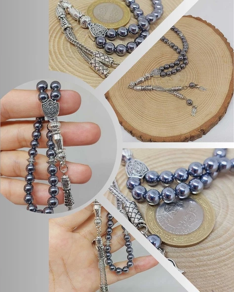 Terahertz Taşı 33lük Tesbih 6mm (4707) ürün görseli