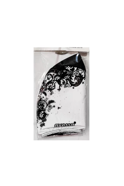 Avessa Dijital Baskılı Siyah-Beyaz Desenli Bez Bone BB10-3