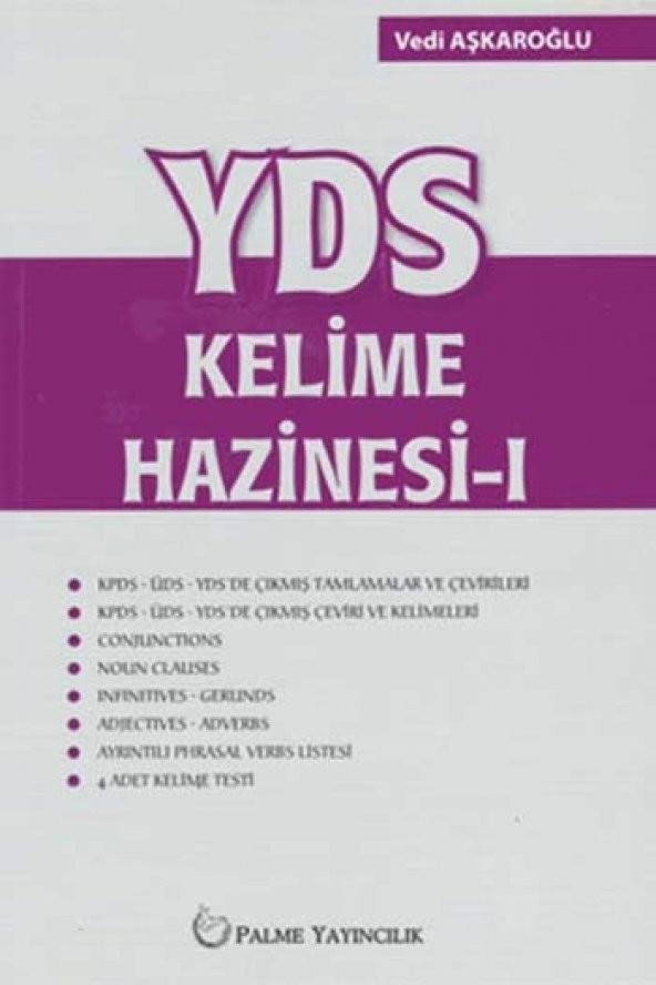 Palme Yayınevi Yds Kelime Hazinesi-1