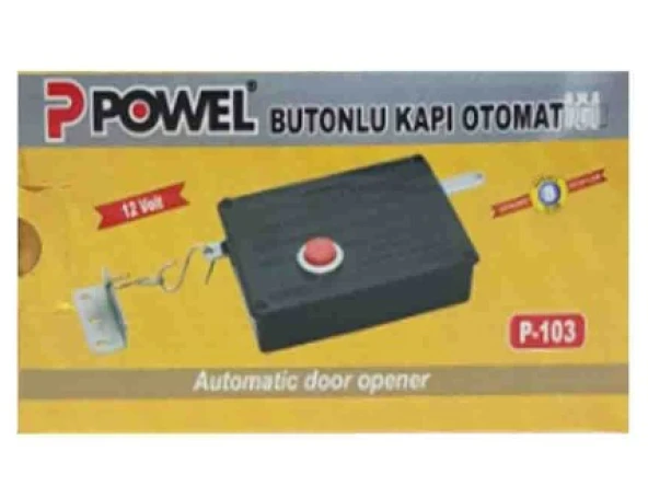 Kapı Otomatiği Powel Zincirli  Düğmeli