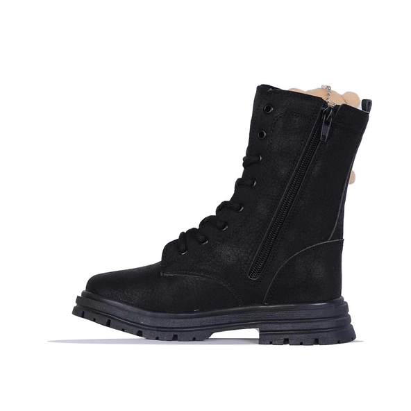 Skuaıter F2402 Kürklü Ayıcıklı Kız Çocuk Bot - Resim 2