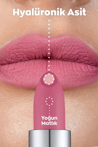 Hydramatic Mauve, Nude ve Pink Mat Ruj Paketi - Resim 4