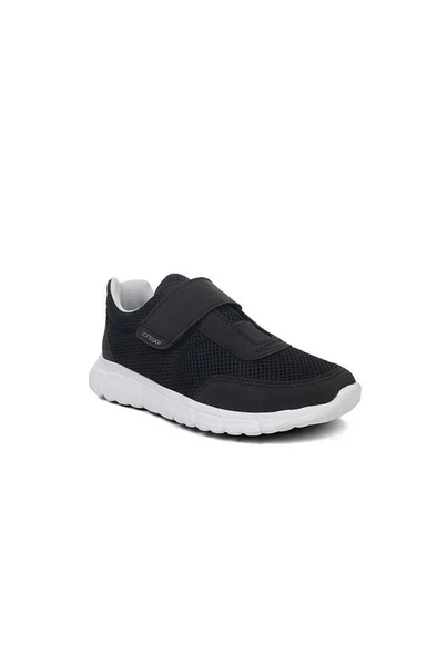 Acropol 105 Anorak Hafif Taban Kadın Sneakers Ayakkabı Siyah Gümüş
