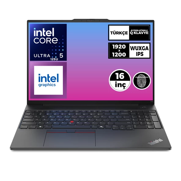 Lenovo ThinkPad E16 Gen 2 Ultra 5 125U 32GB 4TB SSD 16" WUXGA W11P Notebook 21MA003MTX 017