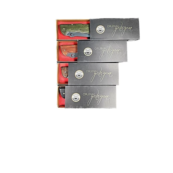 ÖZEL MODEL TÜRK BAYRAK DETAYLI ÇAKI  SİYAH - 3