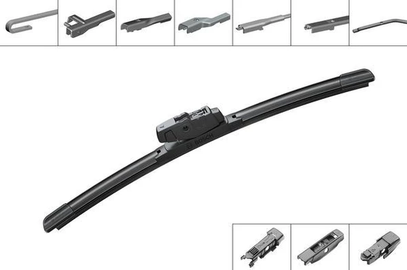 BOSCH SİLGİ SÜPÜRGESİ MUZ TİPİ 4 APARATLI 350 MM 1 ADET - 2