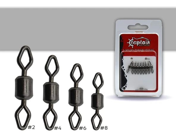 Captain 5080 Elmas Gözlü Fırdöndü 10lu Paket Black Nikel  2