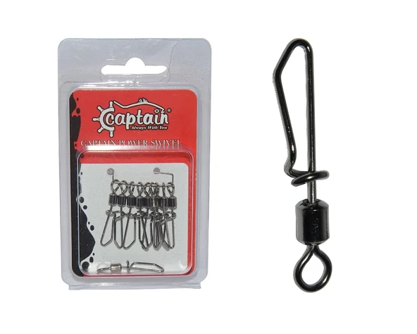 Captain 5027 Kilitli Klips Speed 10lu Paket Black Nikel  6