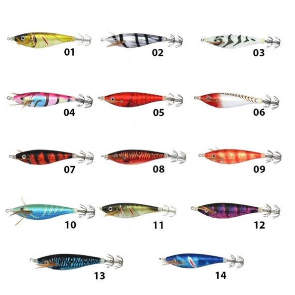 Captain 3015 Kalamar Zokası 7cm Toto Zogga Squid  13