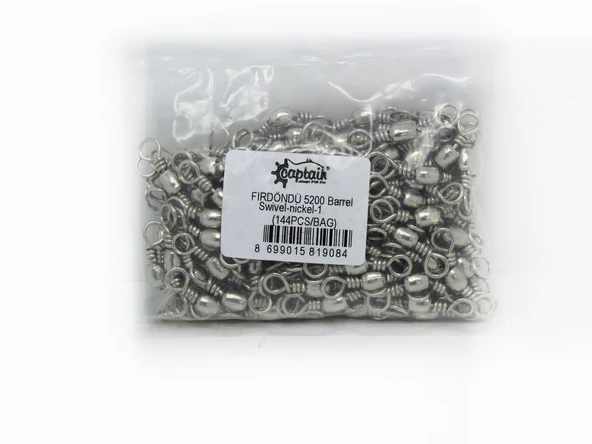 Captain 5200 Fırdöndü 144lü Paket Nikel  1/0