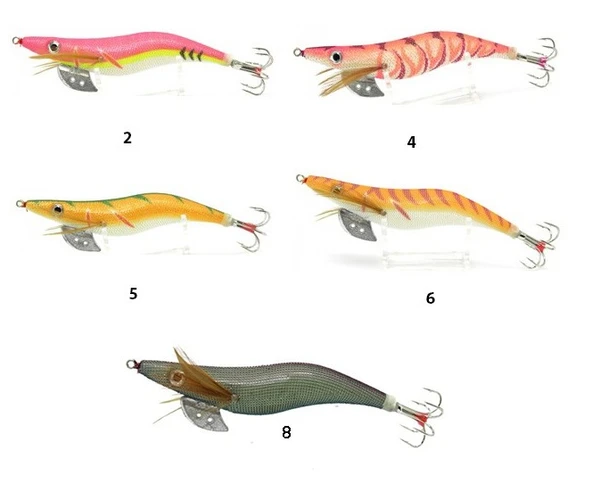 Captain 3025 Kalamar Zokası 12cm Different Squid Size 3.5  4