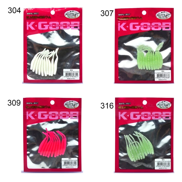 Mutant 3514 Style Pigme 5cm Aromalı LRF Silikon Suni Yem 10lu Paket  309