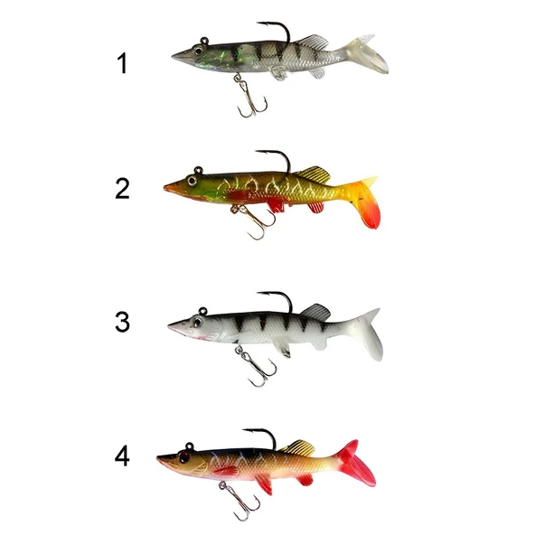 Captain 3547 Steady Pike Soft 12cm Turna Silikonu Suni Balık  2