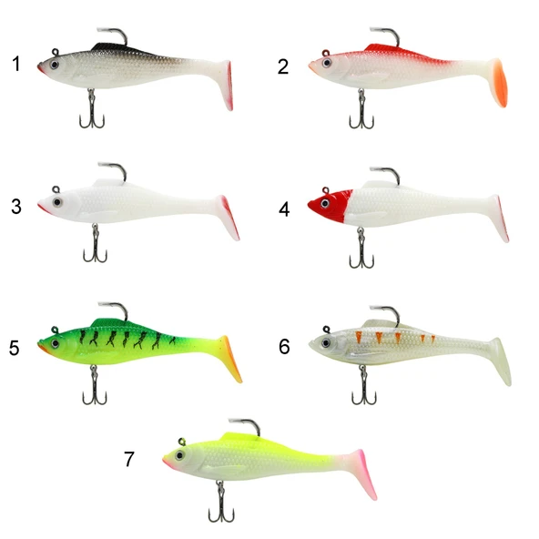 Captain 3567 Cracker Soft 10cm Levrek Turna Silikonu 3lü Set Suni Balık  2