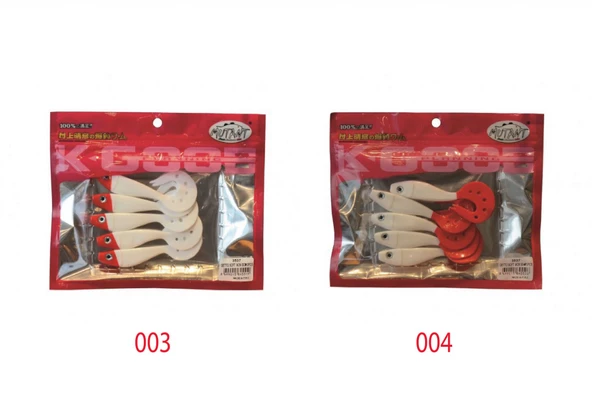 Mutant 3537 Getto Soft 9cm Turna Silikonu 5'li Paket Suni Yem  003