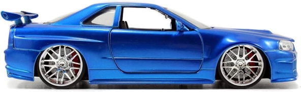 Jada Fast and Furious Brian's Nissan Skyline GT-R (BNR34) 1/24 Model Araba - 4