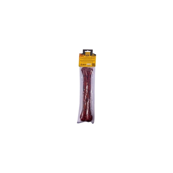 Deri Pres Barbekü Aromalı Kemik Köpek Ödülü 27 cm 1 Adet - 2