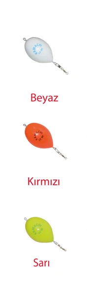 Captain 4422 Bulrag Şamandra 45gr Yumurta Şamandra  Beyaz