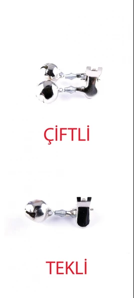 Captain Olta Zili Metal Kıskaçlı 18mm Kamış Zili  Tekli