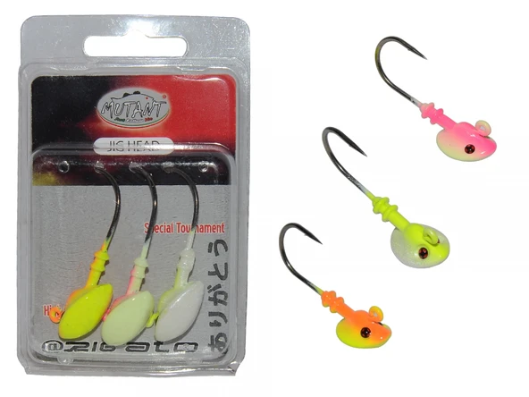 Mutant 6411 Jig Head Rigato Stunner 3lü Mix Set  18 gr