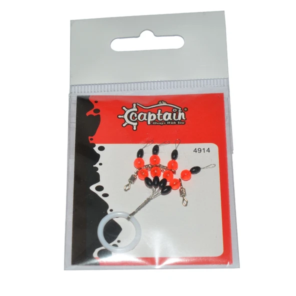 Captain 4914 Stoper 3x5li Paket Boncuklu Fırdöndülü Stopper  M